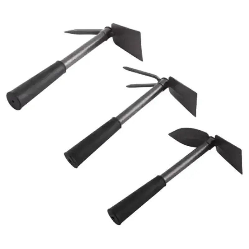 Hoe Trowel with Single Prong & Double Prong, 12 inch Handle, Garden Tool Kit Order Now